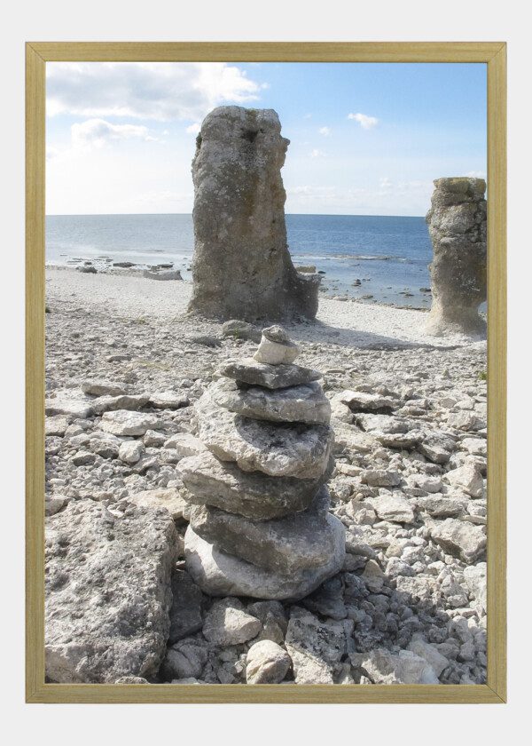 STONES ON THE BEACH