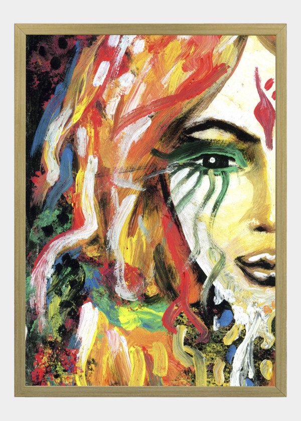 ILLUSTRATION. WOMAN FACE