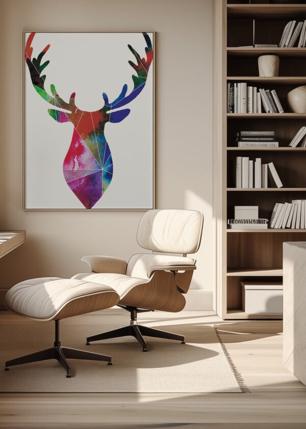 ILLUSTRATION. DEER HEAD