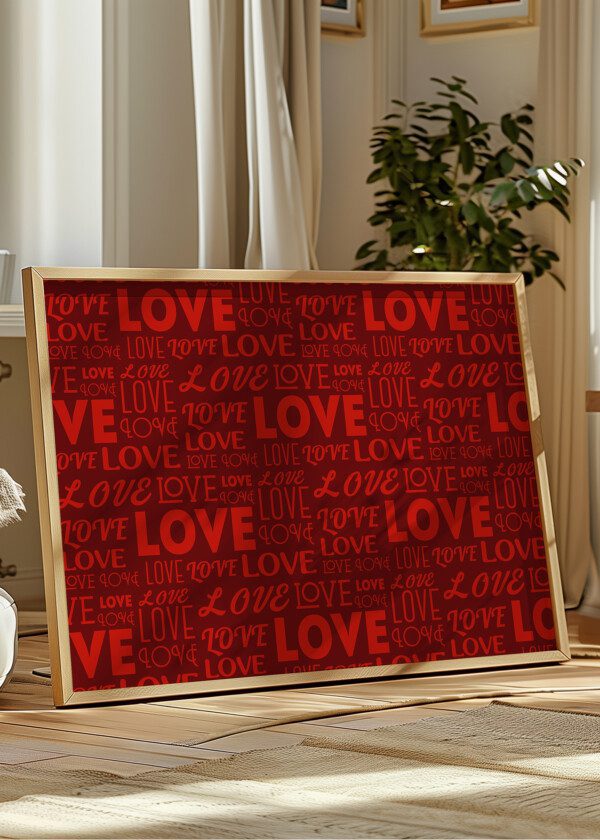 TEXT BOARD. LOVE