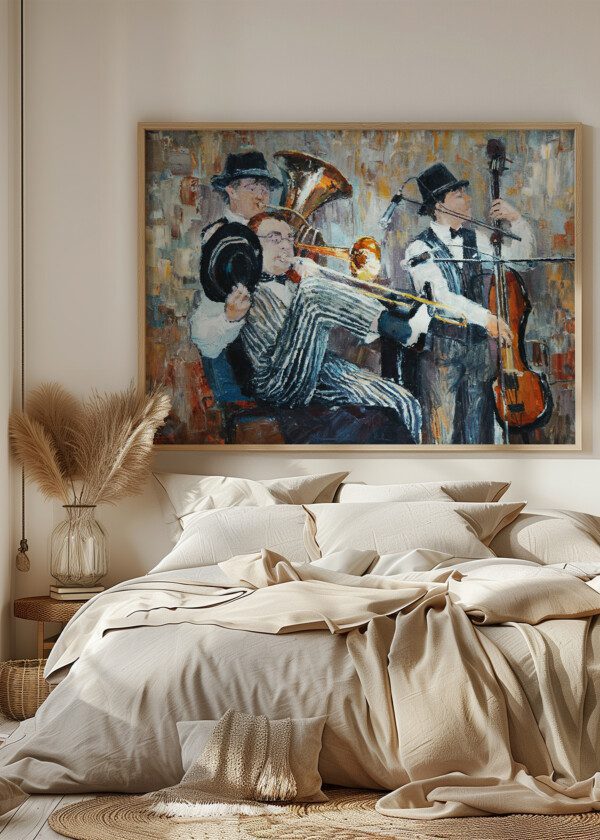 ILLUSTRATION. JAZZ MUSICIANS