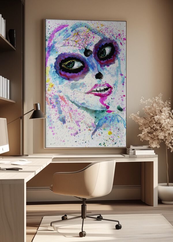 ILLUSTRATION. WOMAN FACE