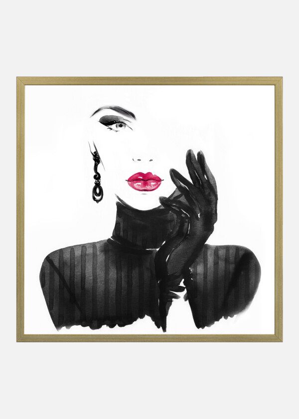 ILLUSTRATION. WOMAN FACE