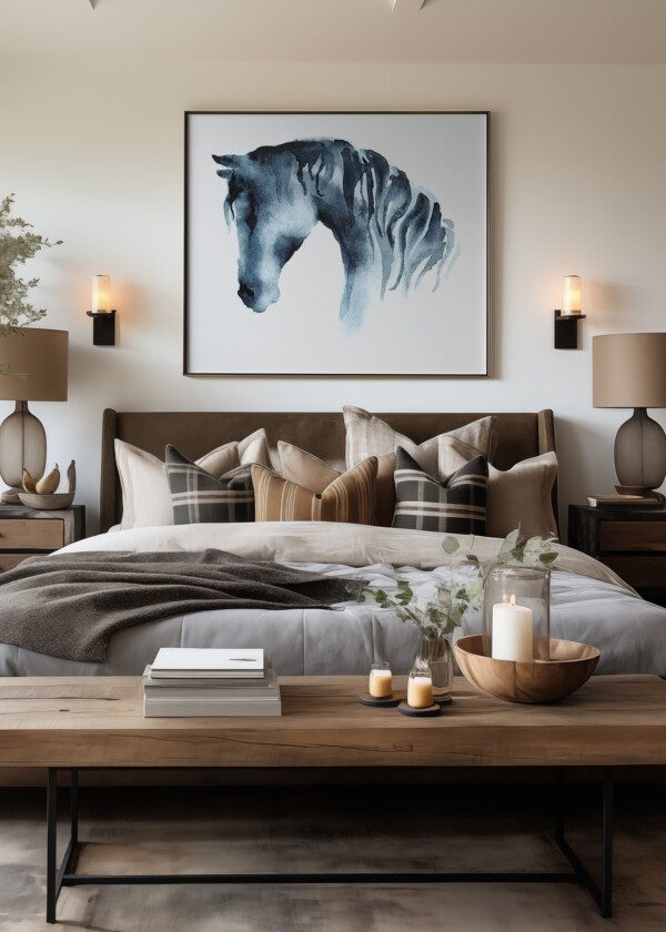 ILLUSTRATIONS. HORSE HEAD