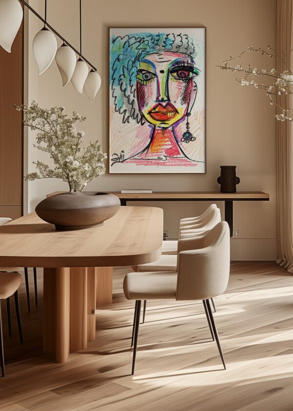ILLUSTRATION. WOMAN FACE