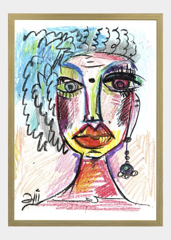 ILLUSTRATION. WOMAN FACE
