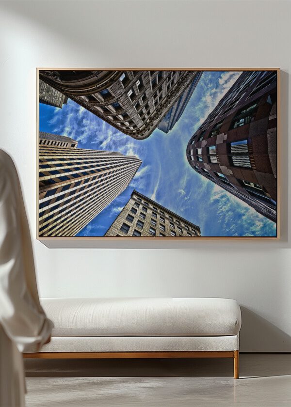 SKY BETWEEN SKYSCRAPERS