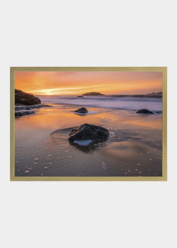 STONES AT THE BEACH EDGE