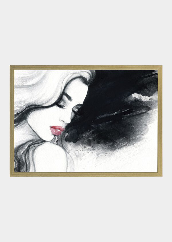 ILLUSTRATION. WOMAN FACE