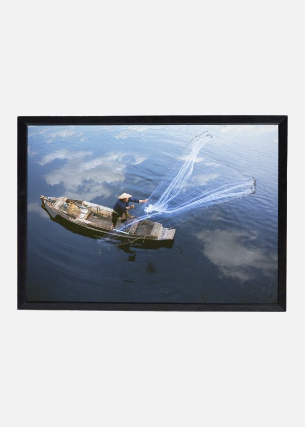 FISHERMAN WITH NET