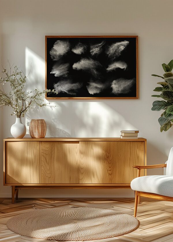 ILLUSTRATION BLACK AND WHITE. ABSTRACT