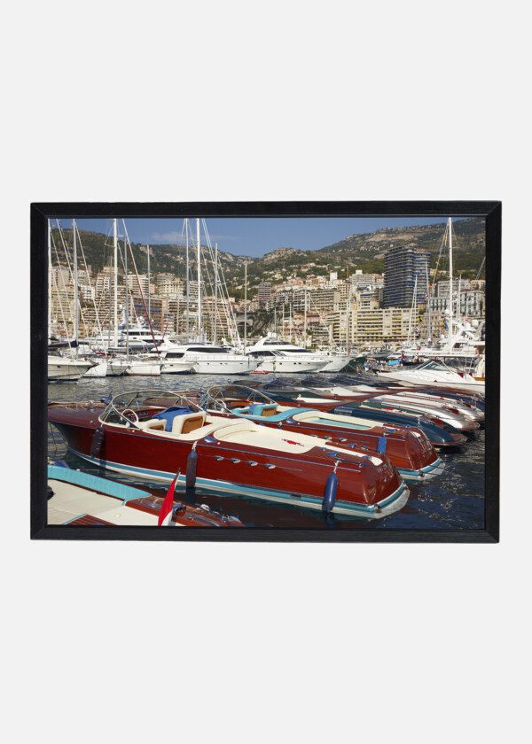 BOAT HARBOR IN THE MEDITERRANEAN