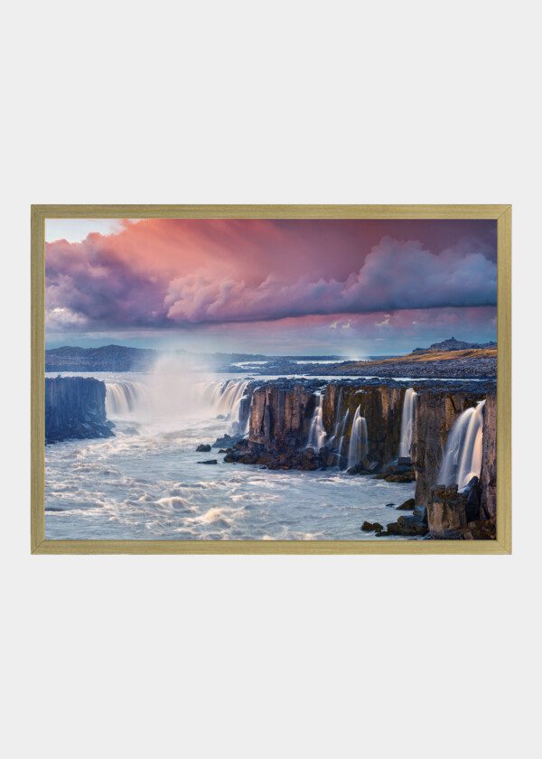 WATERFALL. ICELAND