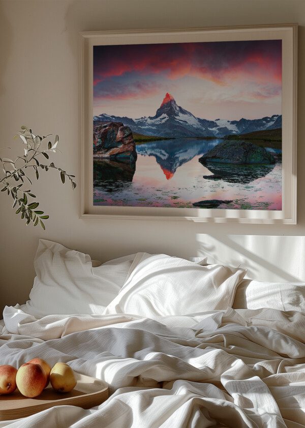 MATTERHORN AND RED SKY