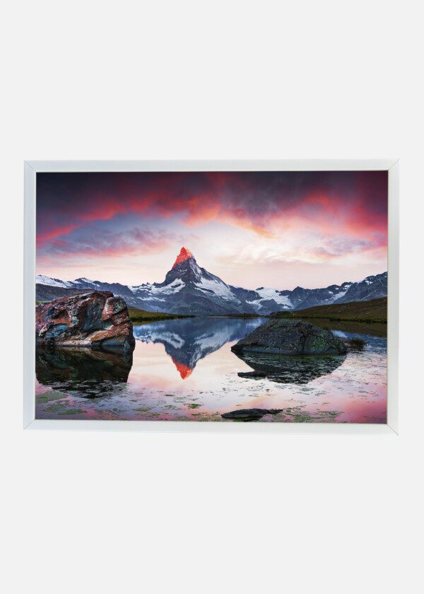 MATTERHORN AND RED SKY