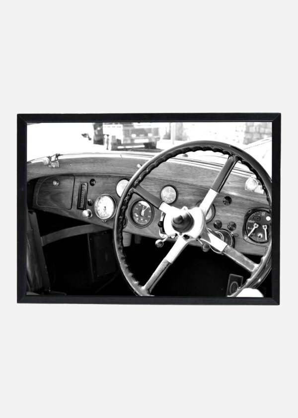 STEERING-AND-INSTRUMENT PANEL-BLACKWHITE
