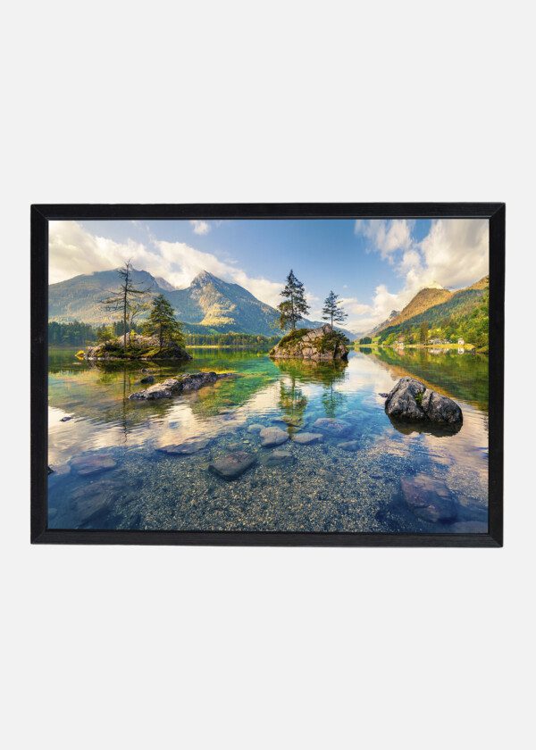 LAKE BETWEEN THE MOUNTAINS