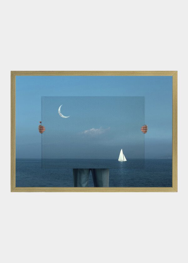 SURREAL BLUE CANVAS IMAGE