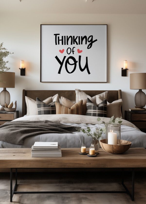 TEXT BOARD. THINKING OF YOU