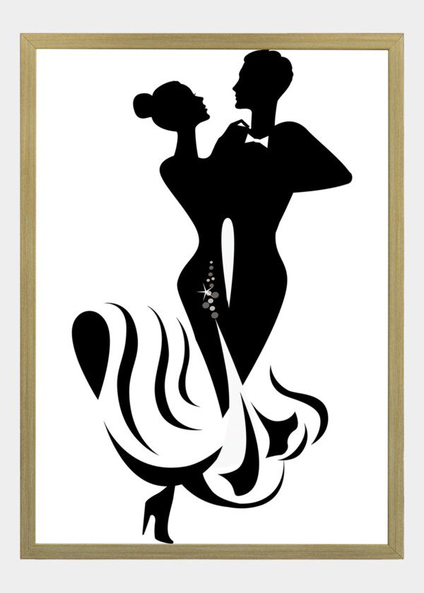 ILLUSTRATION. DANCING COUPLE