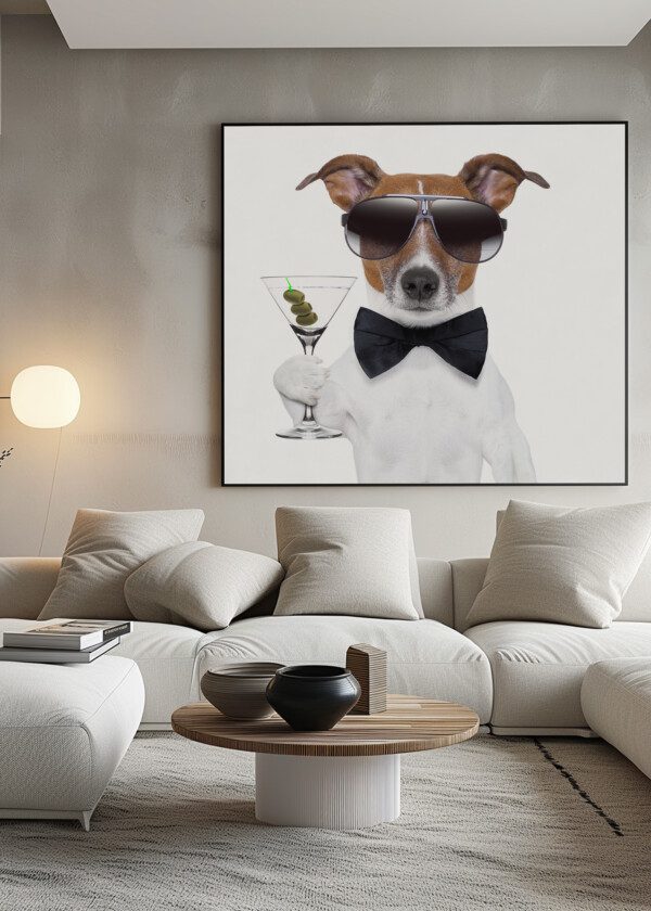 DOG WITH A DRY MARTINI