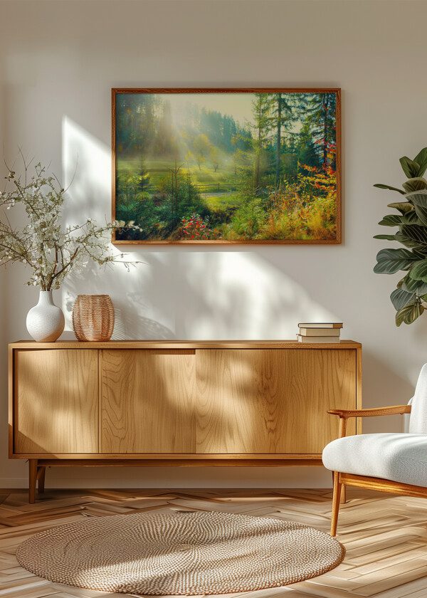 SUNRISE IN THE FOREST