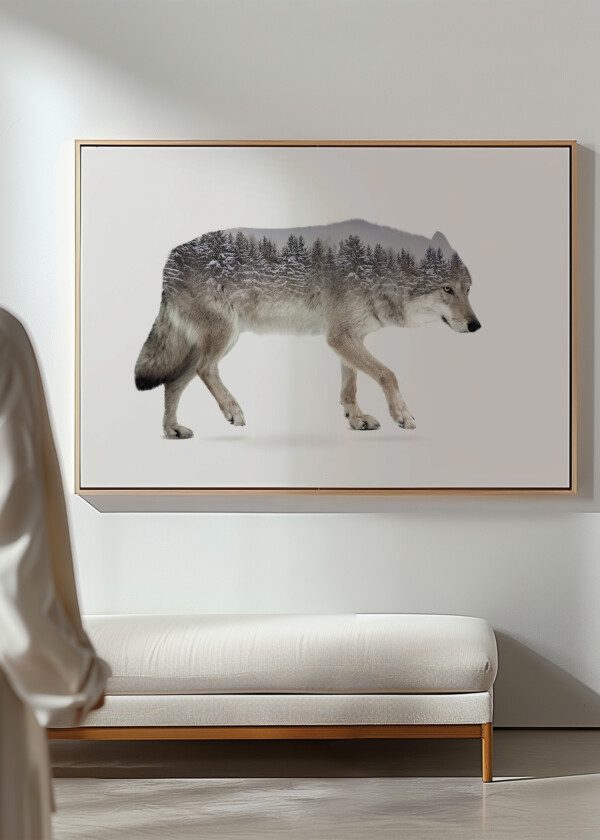 ILLUSTRATION. WOLF
