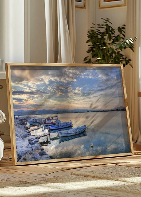 BOATS ON GREEK ISLAND
