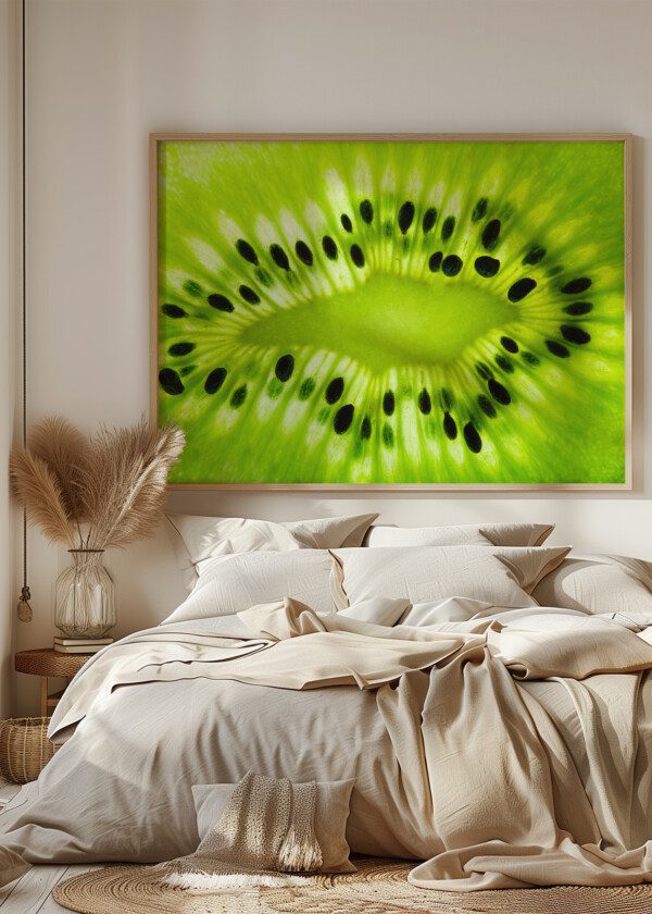 KIWI FRUIT. CLOSE-UP