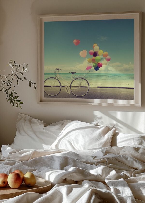 BICYCLE WITH BALLOONS