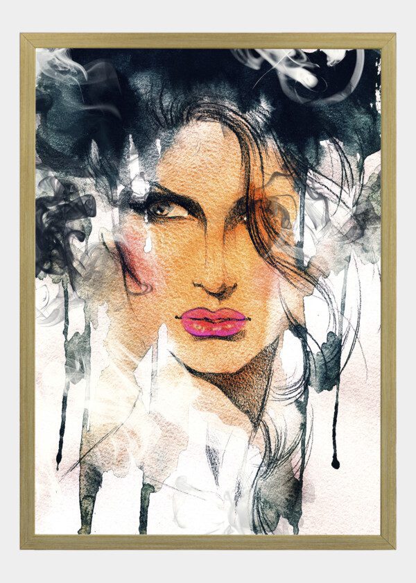 ILLUSTRATION. WOMAN FACE