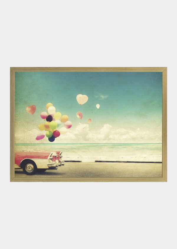 CAR WITH BALLOONS