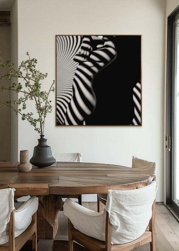 STRIPED MODEL
