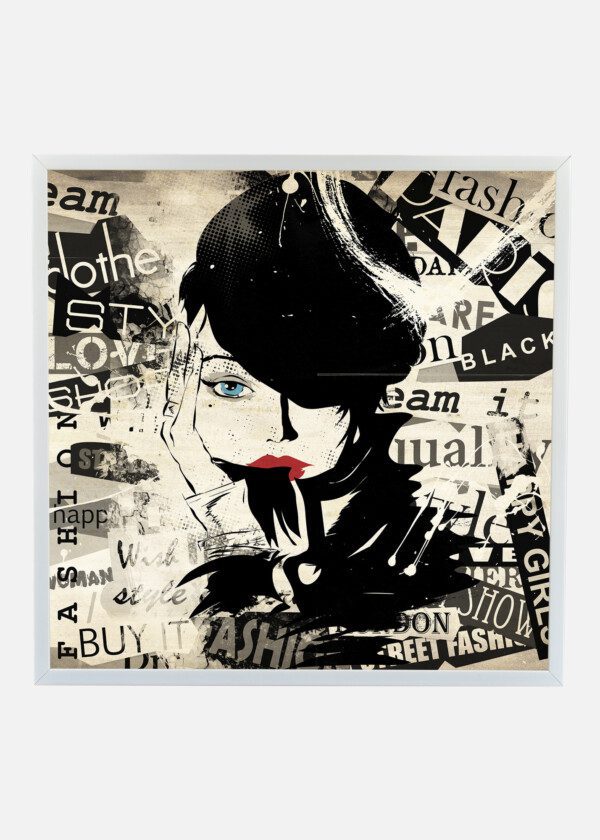 POSTER. WOMAN FACE