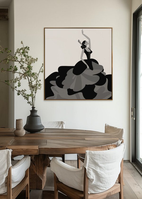 ILLUSTRATION. FLAMENCO DANCE