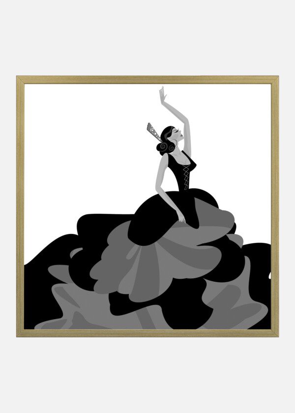 ILLUSTRATION. FLAMENCO DANCE
