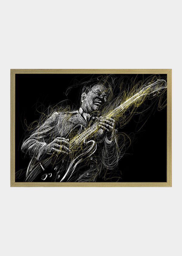 ILLUSTRATION. GUITAR PLAYER