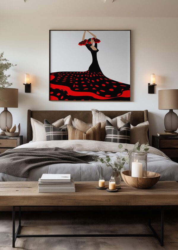 ILLUSTRATION. FLAMENCO DANCE