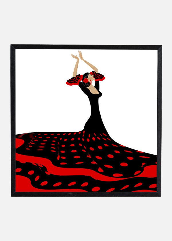 ILLUSTRATION. FLAMENCO DANCE
