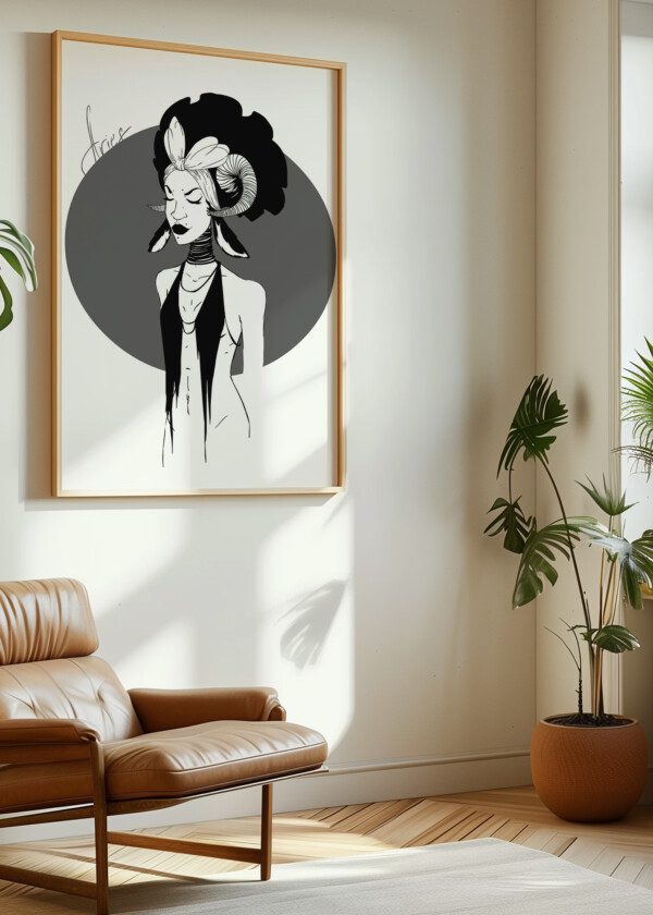ILLUSTRATION. WOMAN
