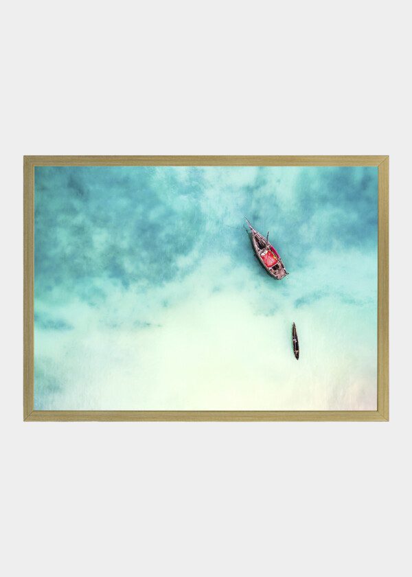 BOATS. BIRD'S EYE VIEW