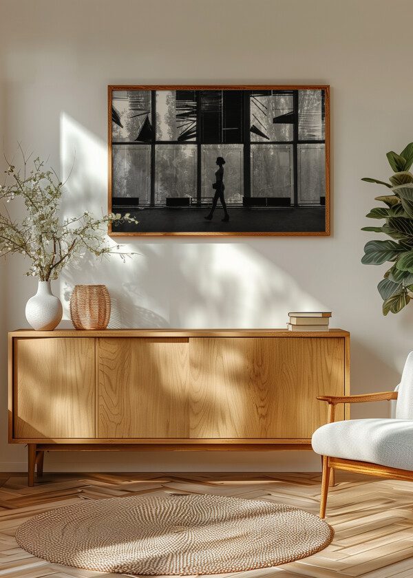 ILLUSTRATION WOMAN IN FRONT OF WINDOW