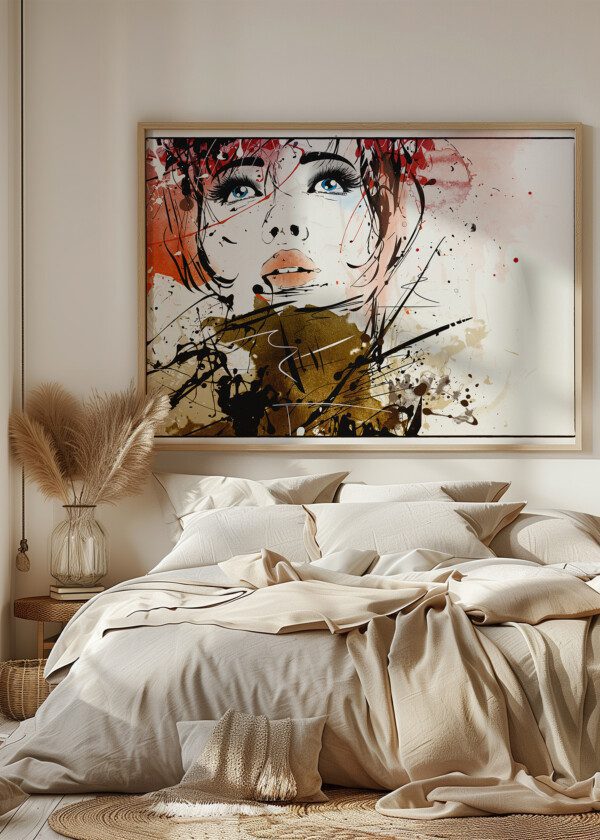 ILLUSTRATION. WOMAN FACE