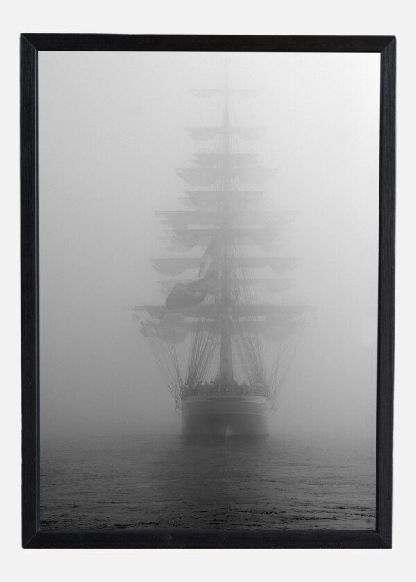 SAILING SHIP IN FOG