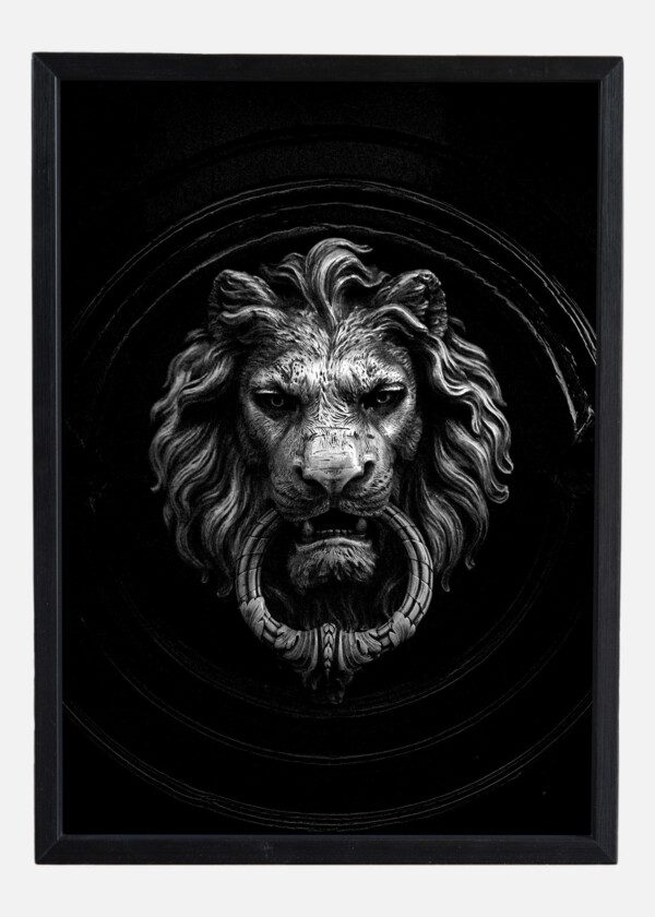 DOOR KNOCK. LION