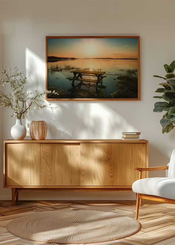 GARDEN TABLE BY THE BEACH