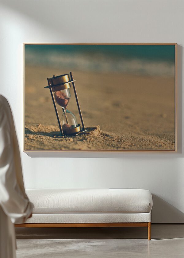 HOURGLASS IN THE SAND