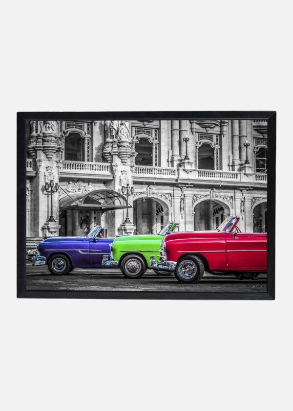 THREE CARS IN THE CITY