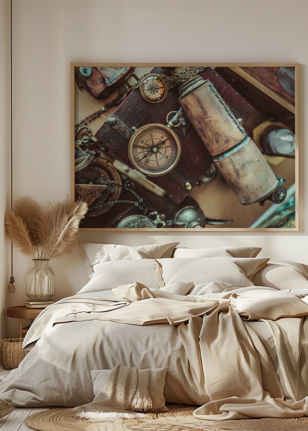 COMPASS AND HOURGLASS