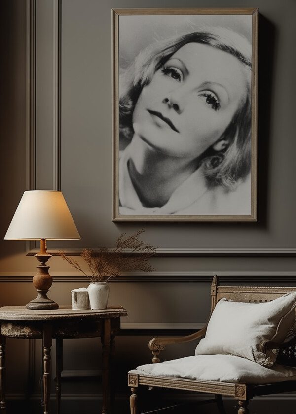 GRETA GARBO, BUST PORTRAIT, FACING FRONT]1951